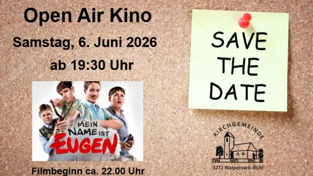 Safe the date Open Air Kino Teaser (Foto: sekretariat w-b) Safe the date Open Air Kino Teaser (Foto: sekretariat w-b)